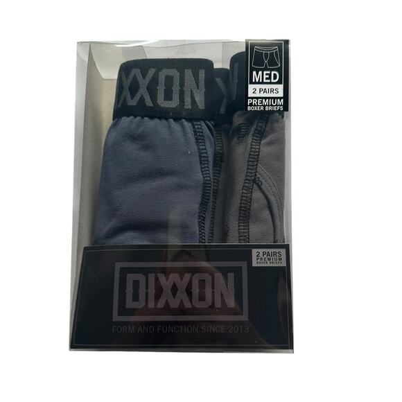 DIXXON Other - Dixxon Premium Men's Boxer Briefs - 2-Pack, Grey/Blue - Size M